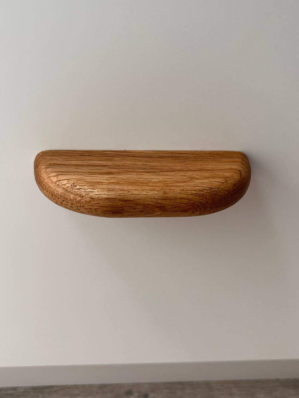 Slim Oak Cabinet Handle – Minimalist Wooden Drawer Pull