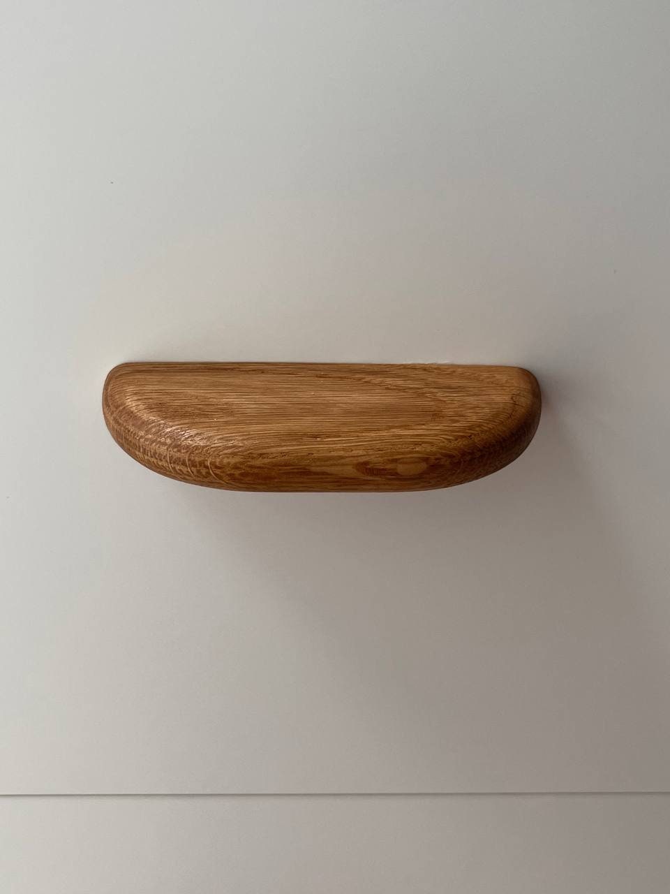Slim Oak Cabinet Handle – Minimalist Wooden Drawer Pull