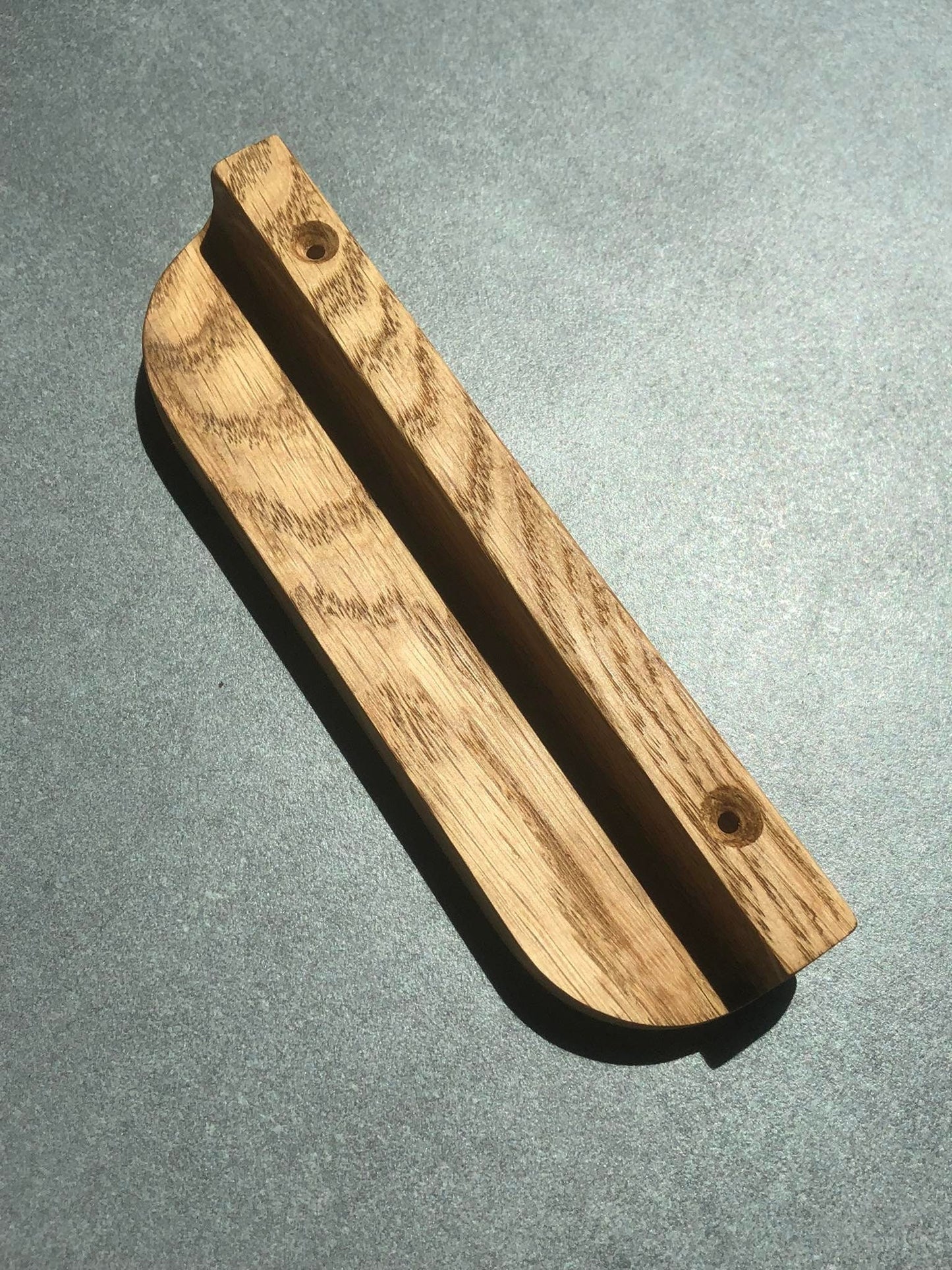 Set of 12 Oak Handles – 5 Inch Minimalist Wooden Cabinet Pulls