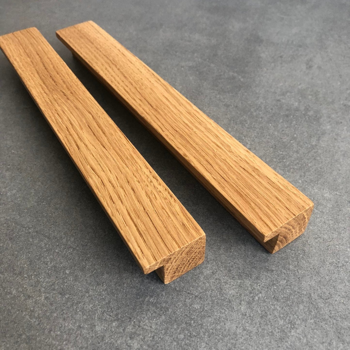 Ultra Thin Oak Handle – Long Minimalist Wooden Cabinet Pull