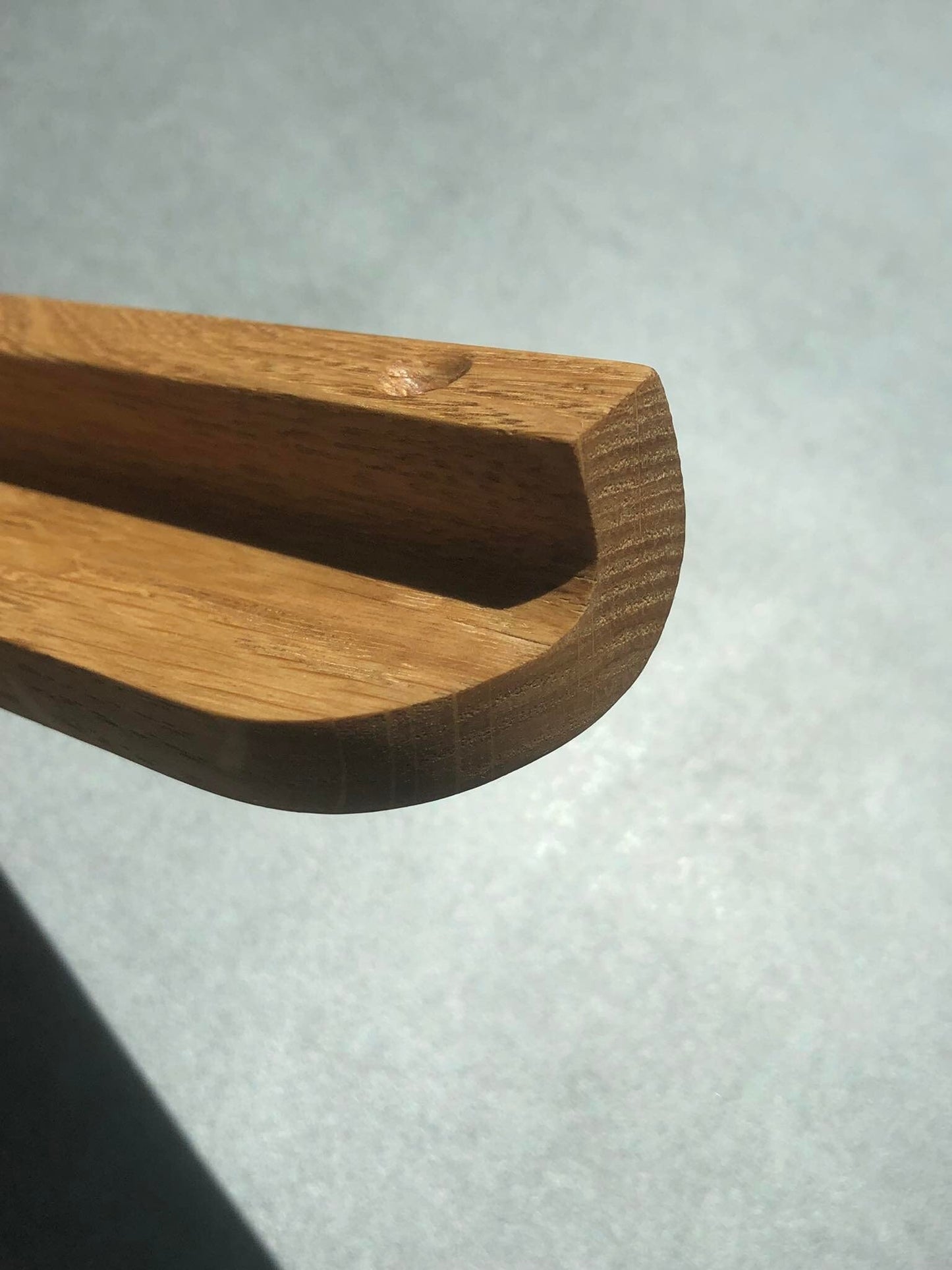 Set of 12 Oak Handles – 5 Inch Minimalist Wooden Cabinet Pulls