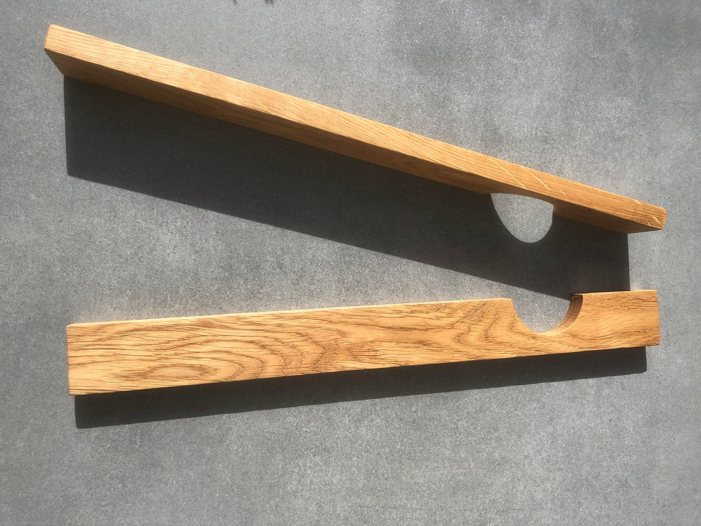Line Oak Handle – Long Minimalist Wooden Cabinet Pull