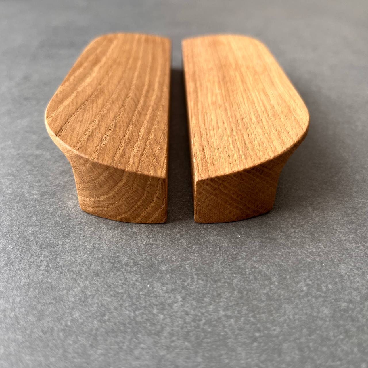 Oak Line Cabinet Handle – Slim Minimalist Wooden Drawer Pull