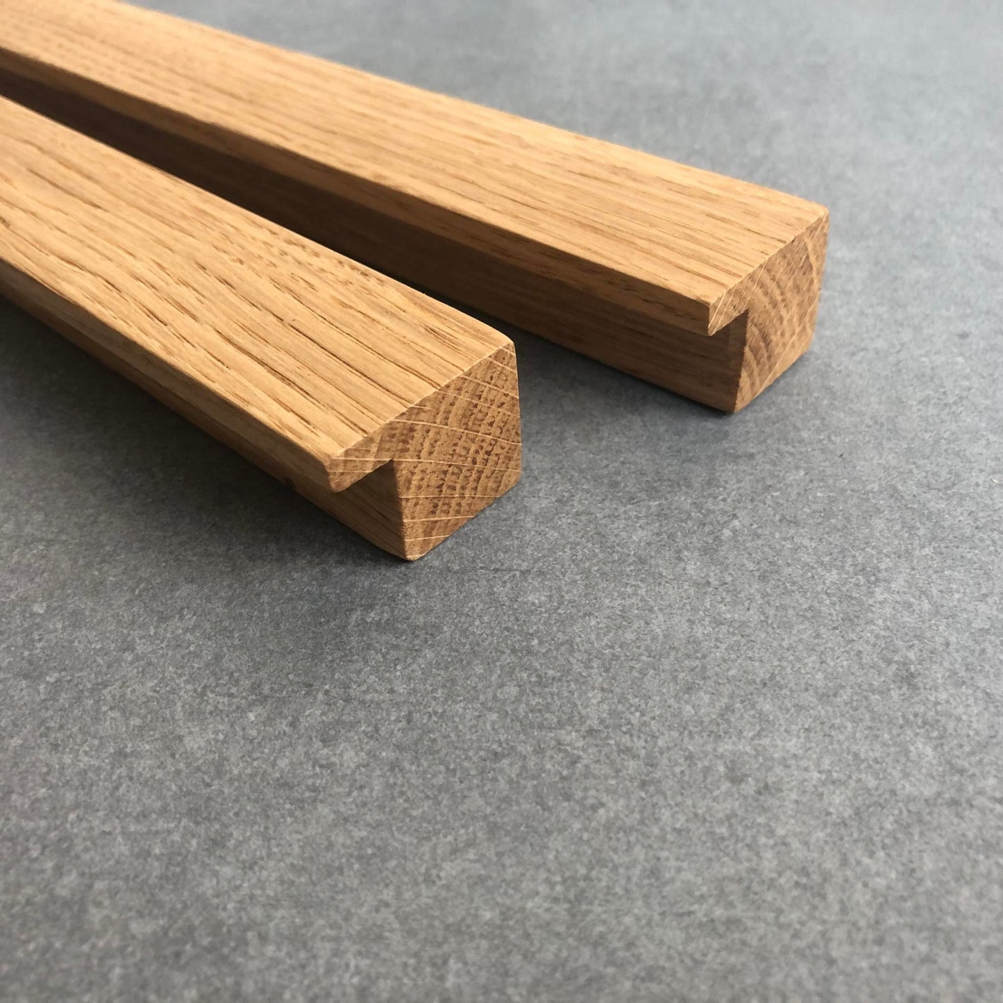 Ultra Thin Oak Handle – Long Minimalist Wooden Cabinet Pull