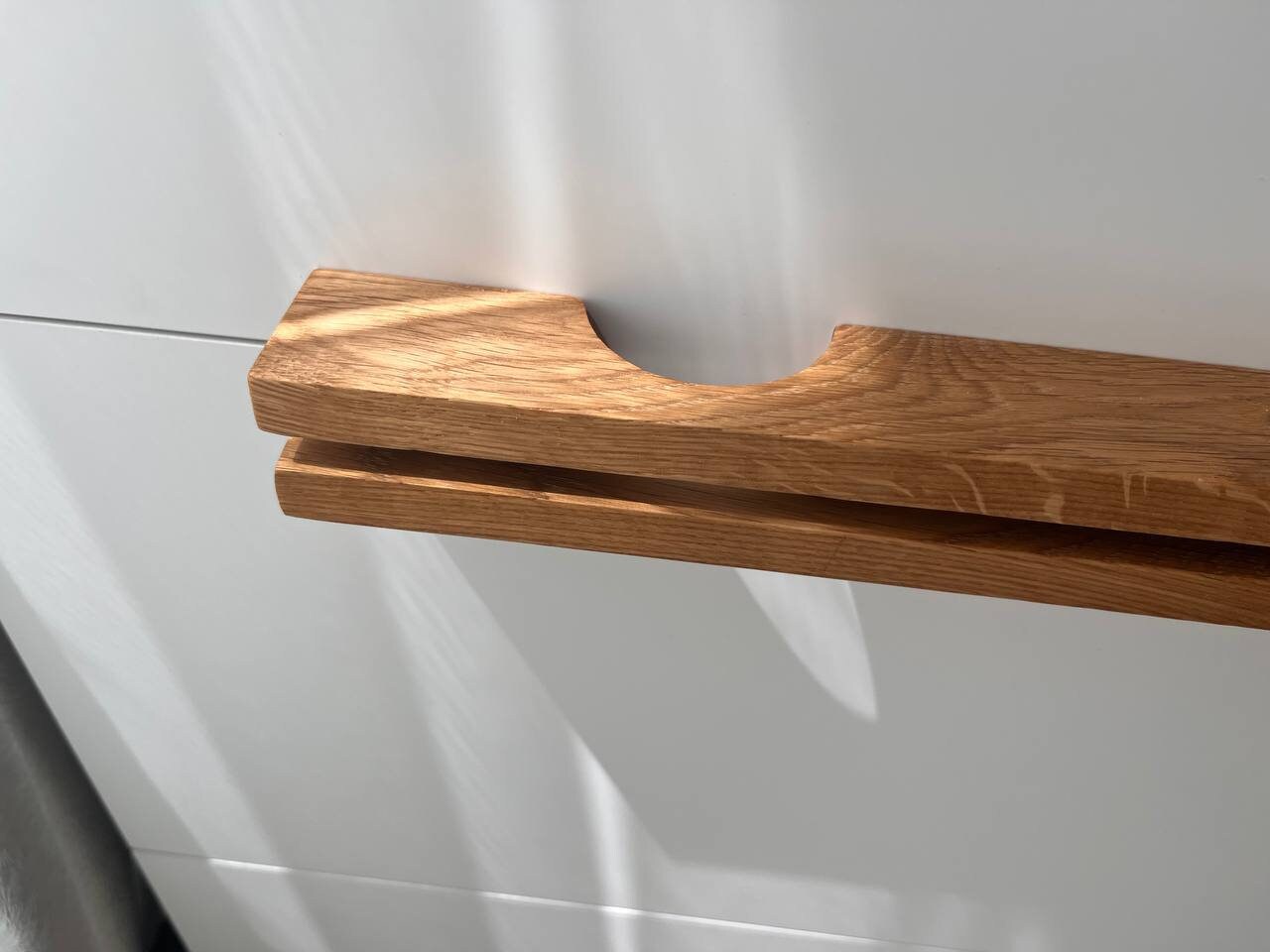 Line Oak Handle – Long Minimalist Wooden Cabinet Pull
