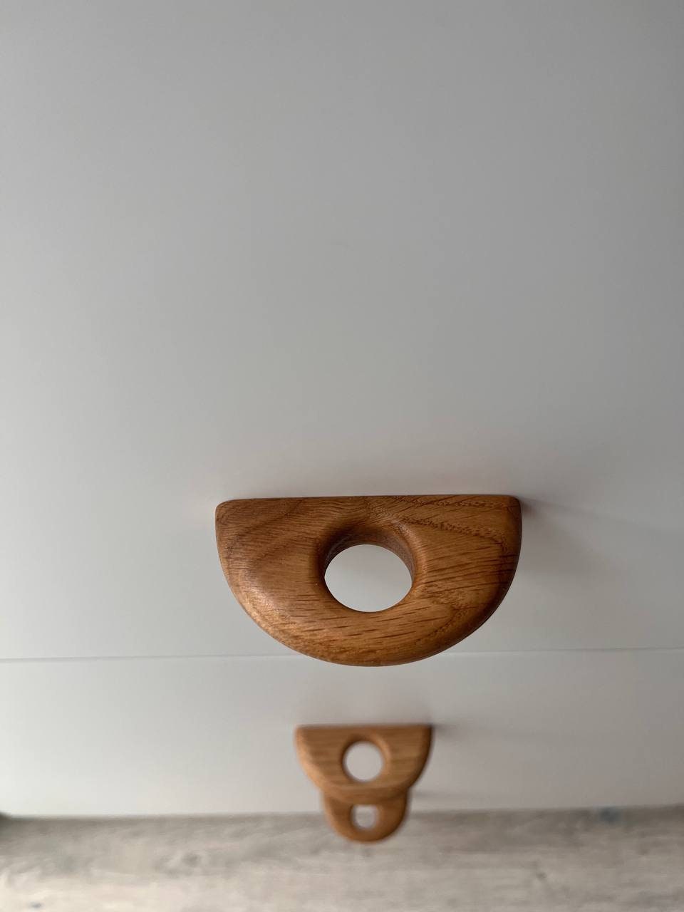Slim Oak Handle 3" – Minimalist Wooden Cabinet Pull