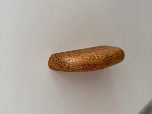Slim Oak Cabinet Handle – Minimalist Wooden Drawer Pull