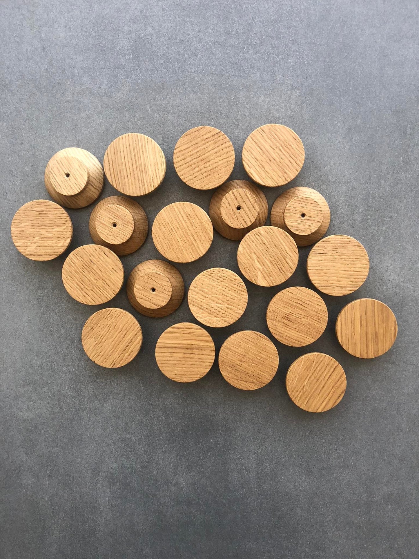 Half Circle Oak and Ash Handle – Wooden Door Pull for Cabinets and Wardrobes