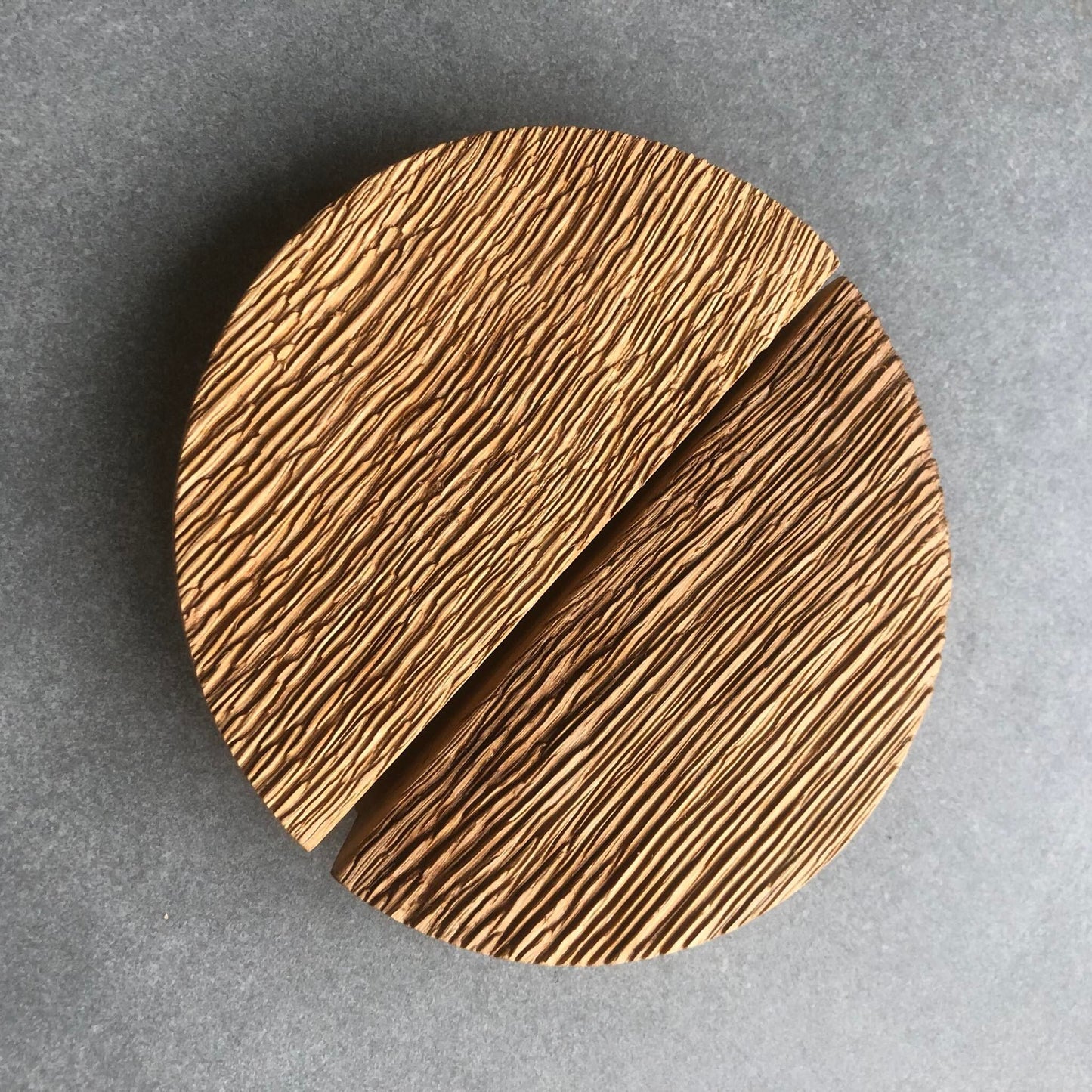 Half Moon Oak Handle – Modern Wooden Semicircular Cabinet Pull
