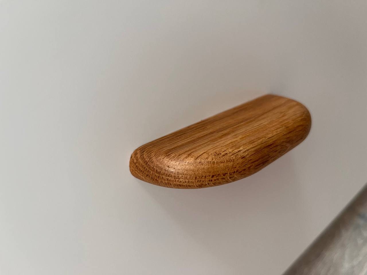 Slim Oak Cabinet Handle – Minimalist Wooden Drawer Pull