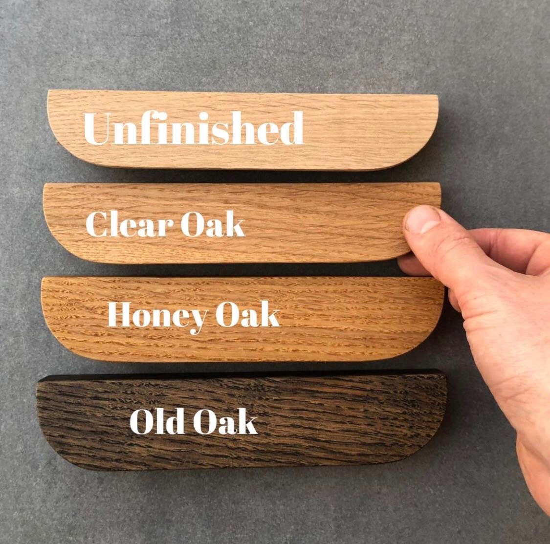 Long Line Oak Handle – 25 Inch Minimalist Wooden Cabinet Pull