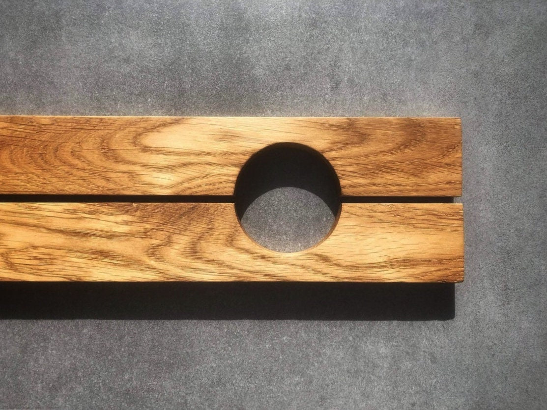 Line Oak Handle – Long Minimalist Wooden Cabinet Pull